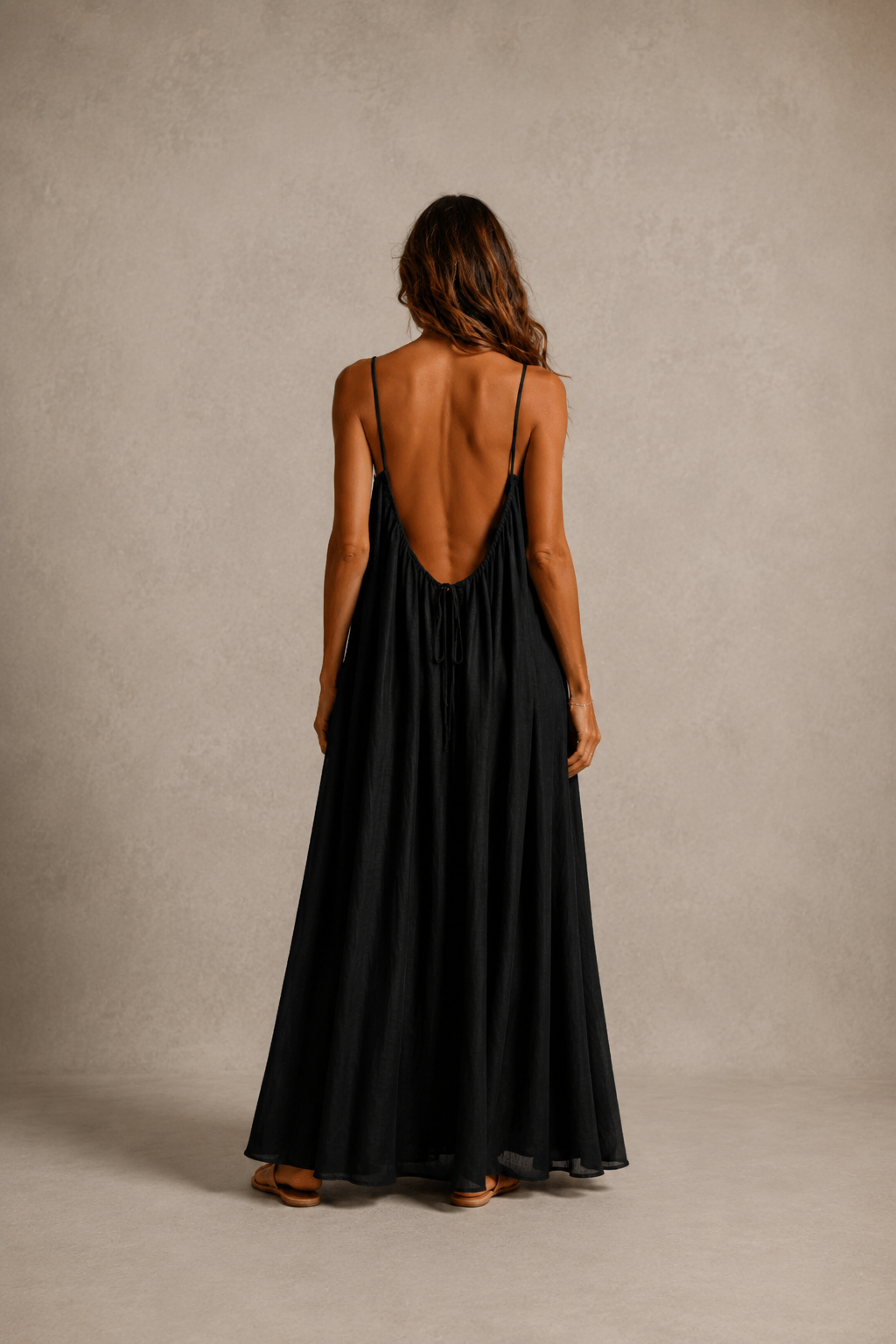 VESTIDO LARGO TIRANTES