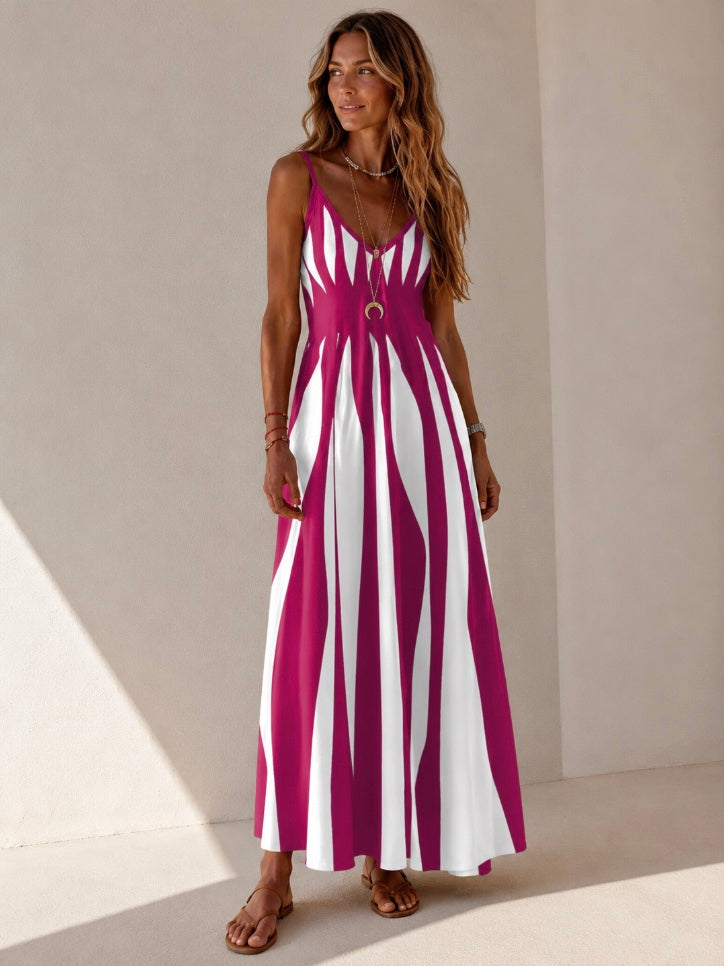 VESTIDO LARGO ESTAMPADO