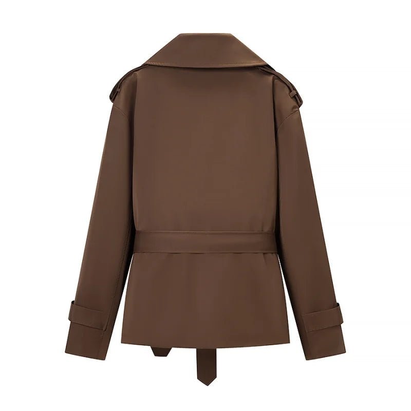 Adinda Cropped Trench Coat
