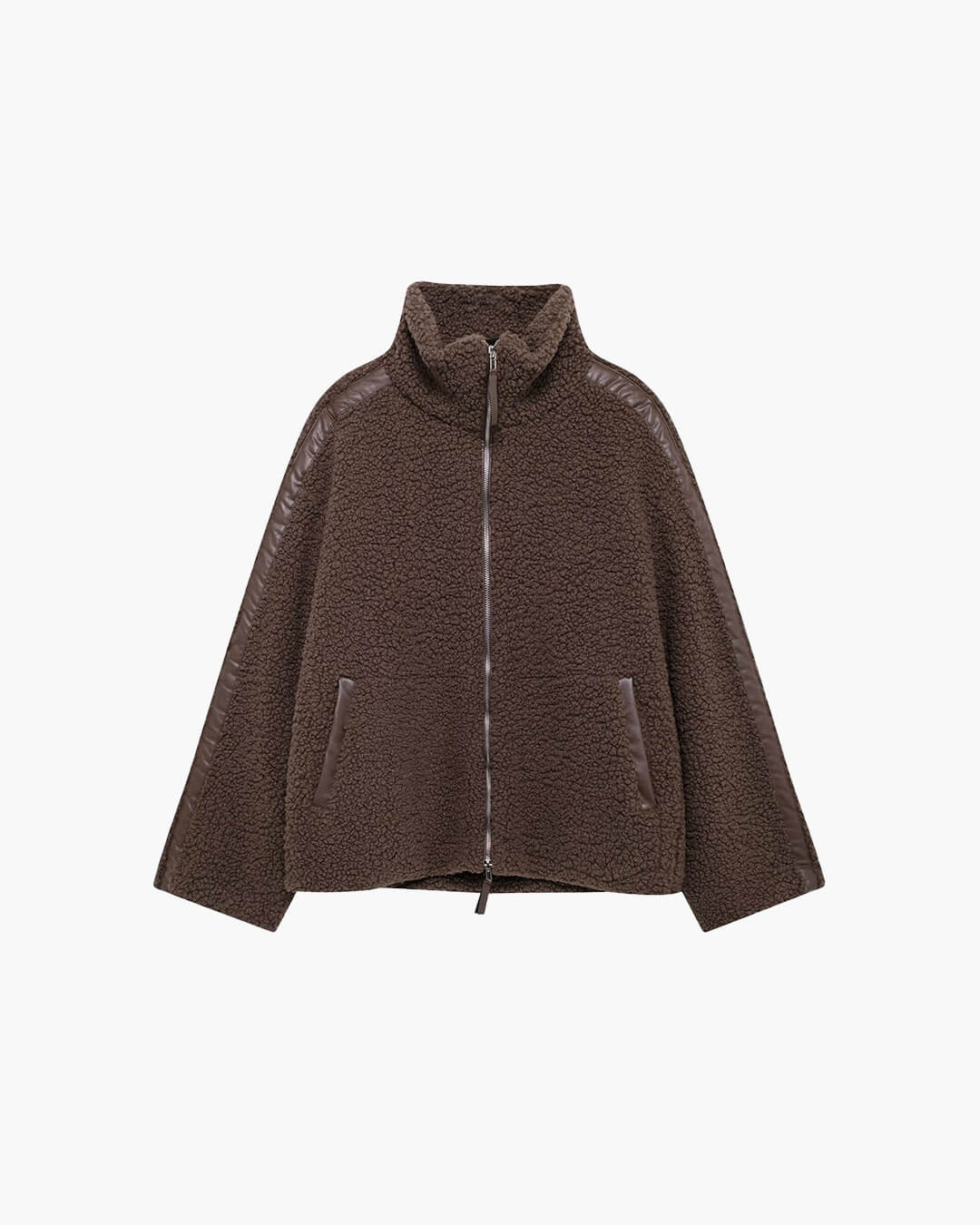 Chaqueta Teddy con Cremallera Tidy