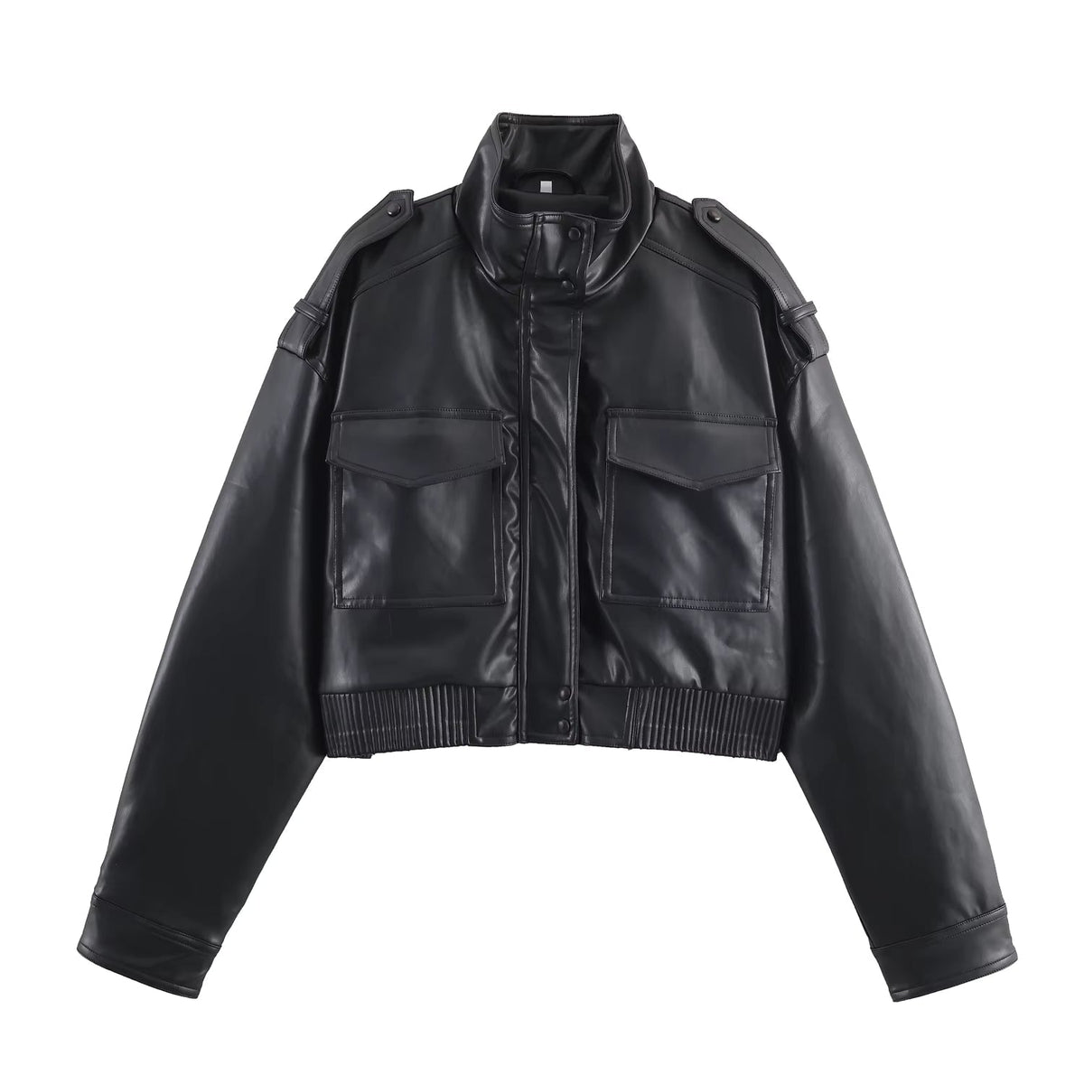 Chaqueta bomber de piel sintética Brianna