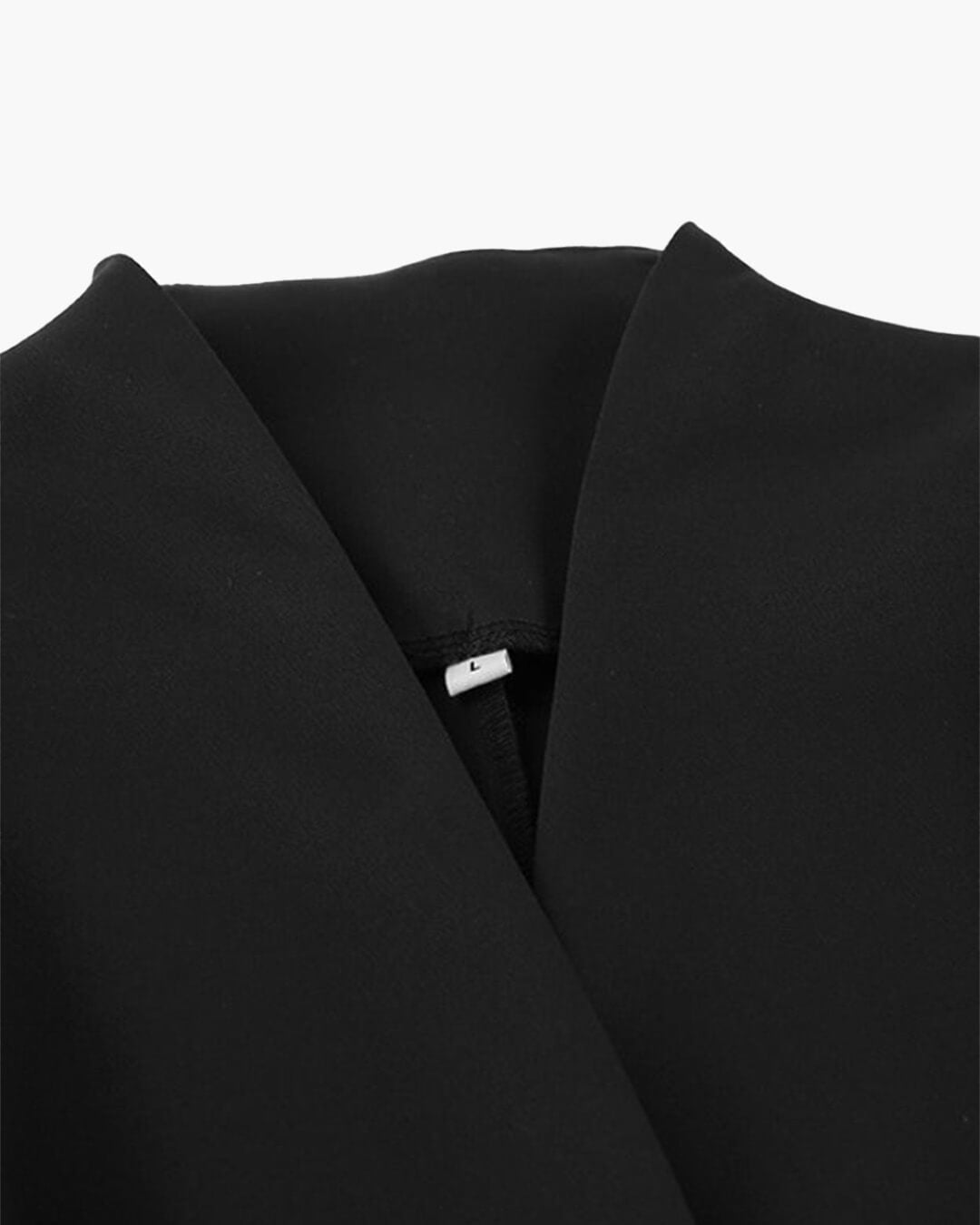 Blazer Empress con Cintura Fruncida y Escote en V