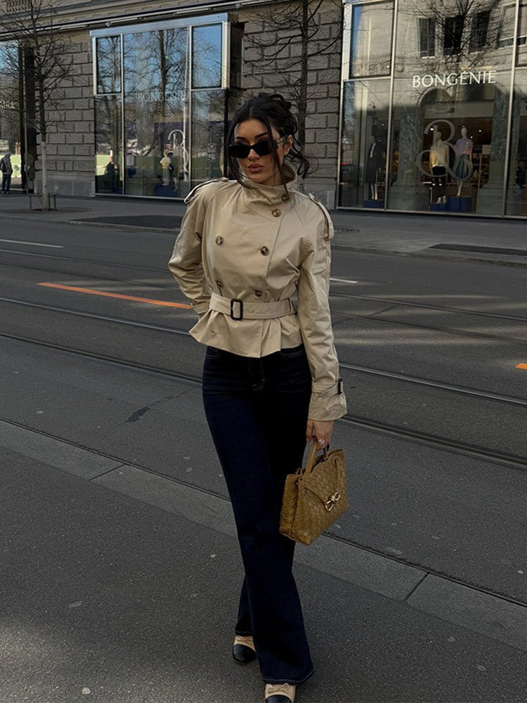 Abrigo tipo trench Linda