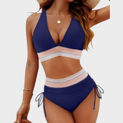 Celeste | Conjunto De Bikini Con Cintura Alta