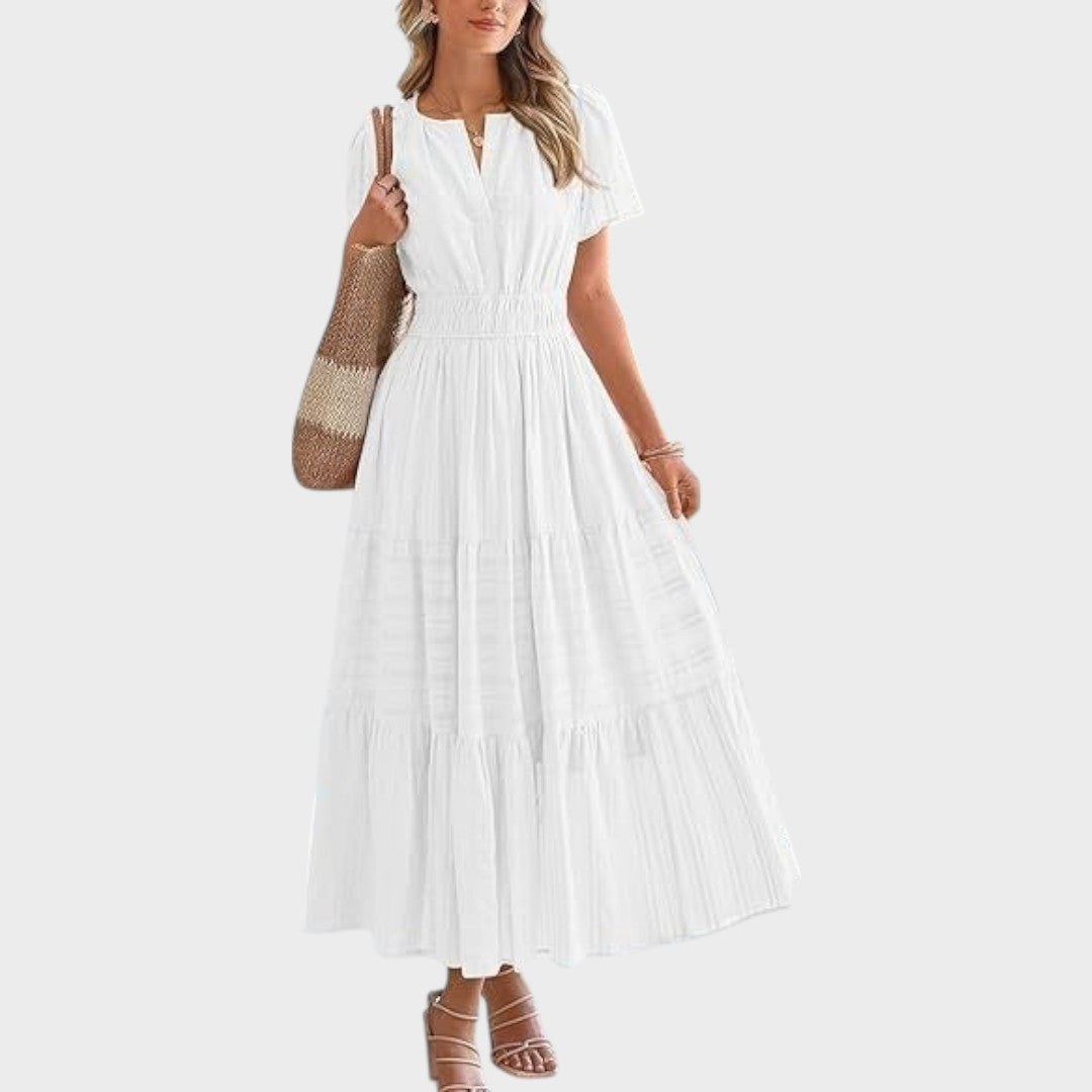Zaza | Vestido largo con cintura elástica