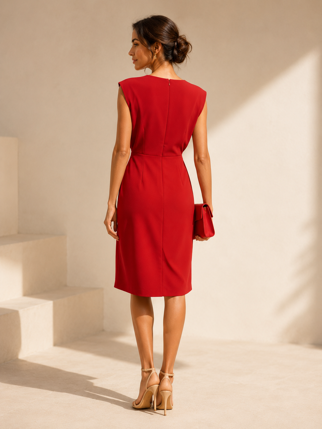 VESTIDO MIDI DRAPED