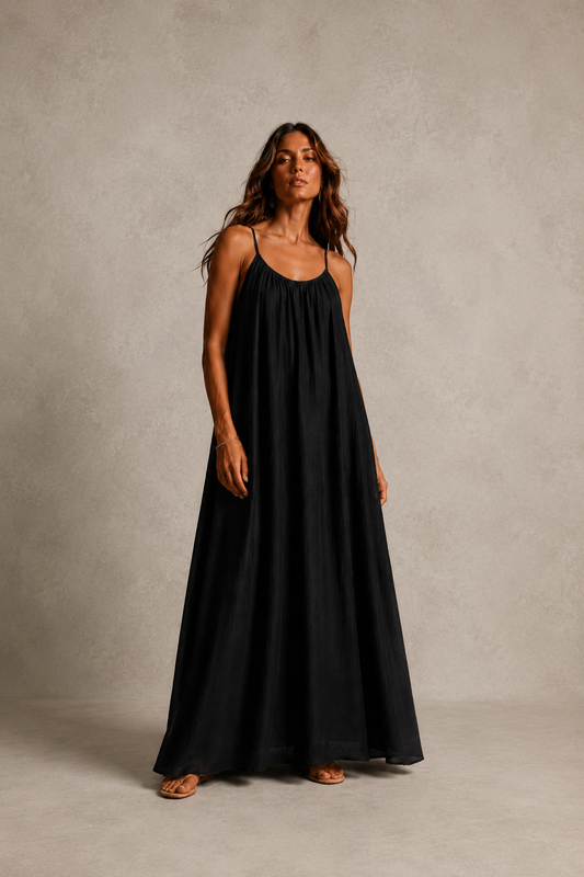 VESTIDO LARGO TIRANTES