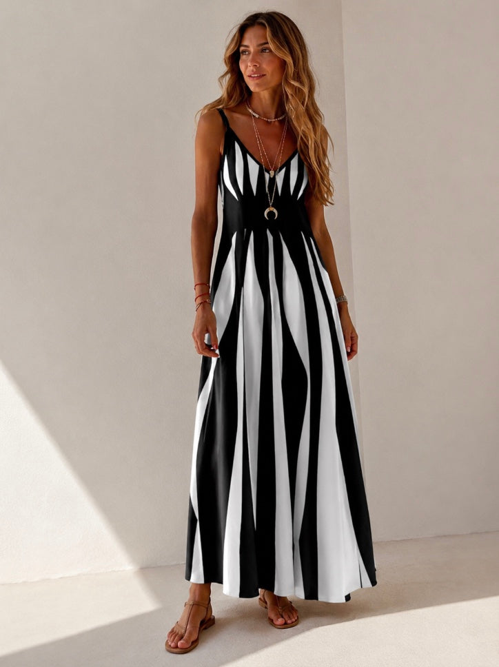 VESTIDO LARGO ESTAMPADO