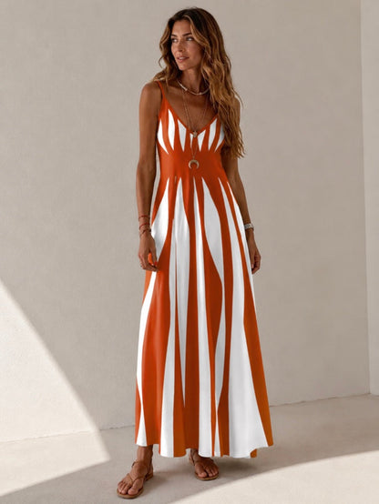 VESTIDO LARGO ESTAMPADO