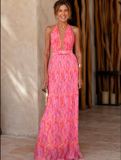 VESTIDO PLISADO ELEGANTE