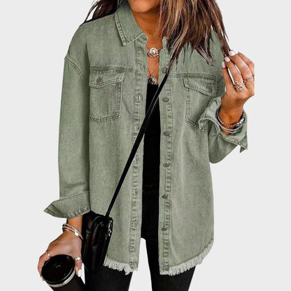 Morgana | Camisa Estilo Chaqueta Vaquera