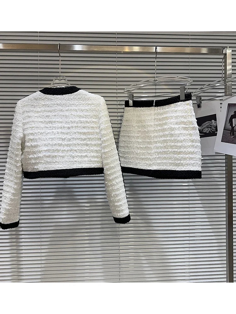 Conjunto Tweed Invierno Alta Costura