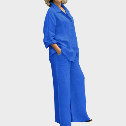 Lara | Conjunto De Camisa Y Pantalón