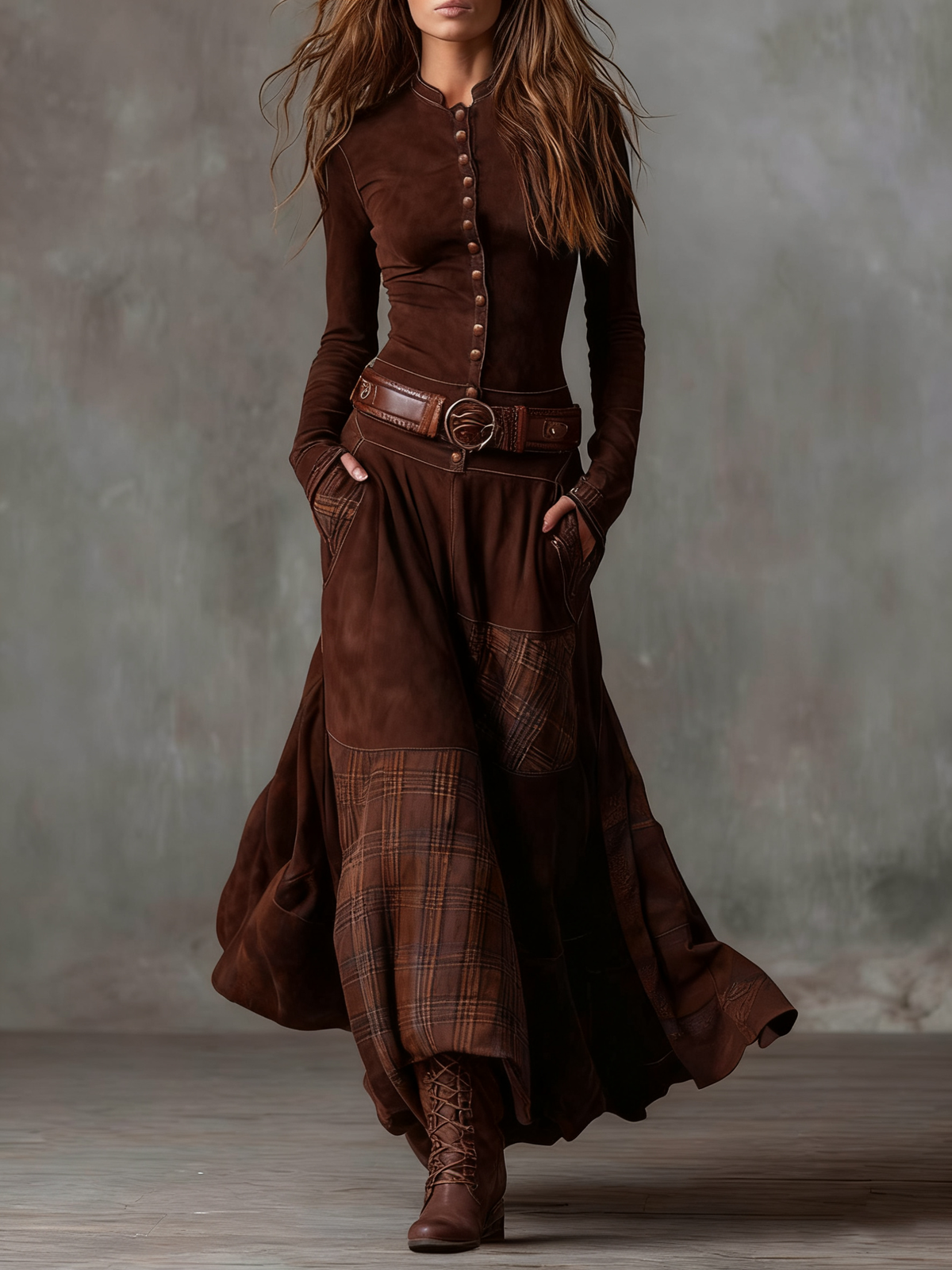 Irene | Vestido de Ante