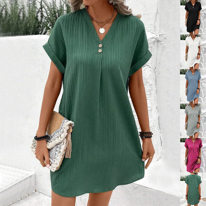 Atália | Cómodo vestido con cuello en V