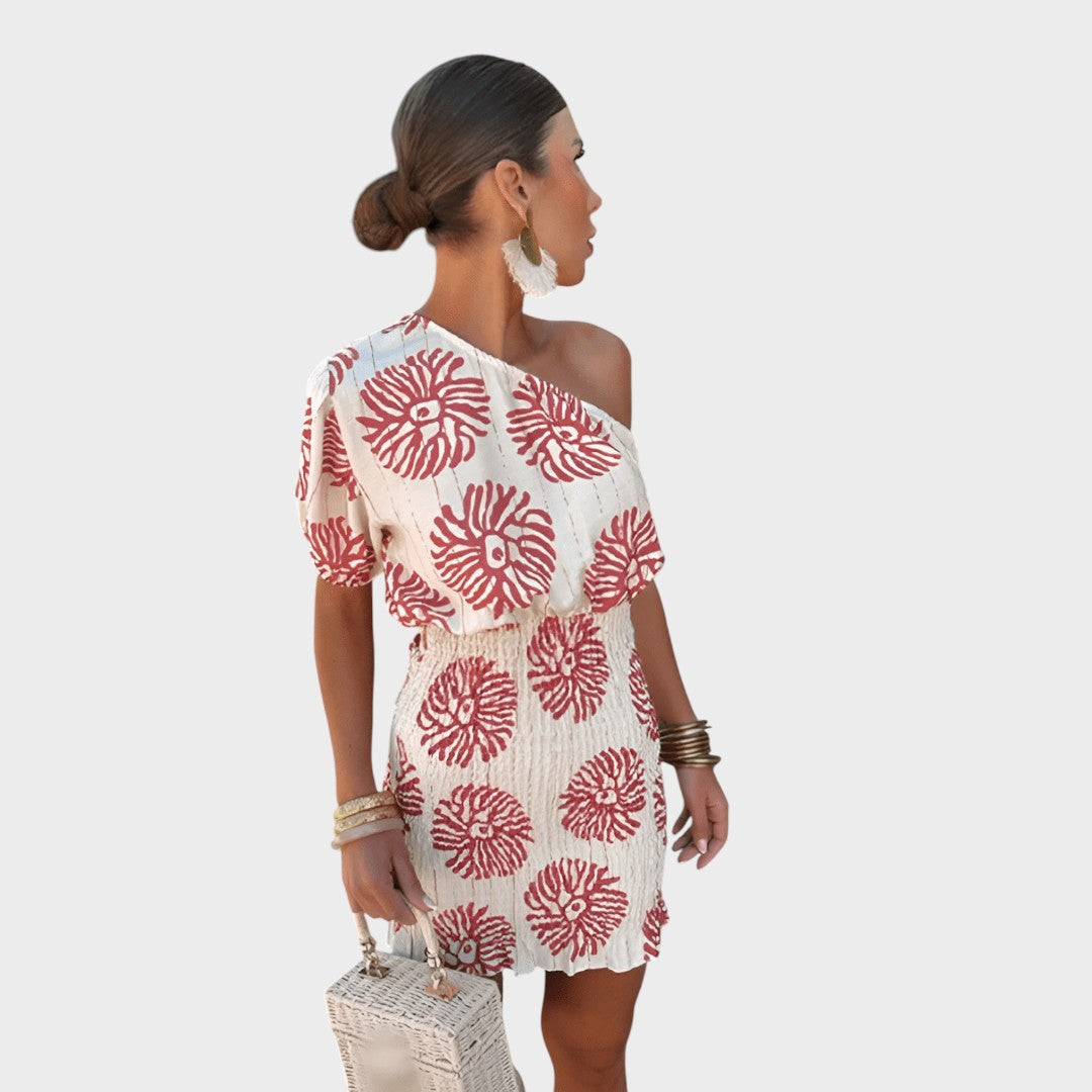 Beige y Rojo