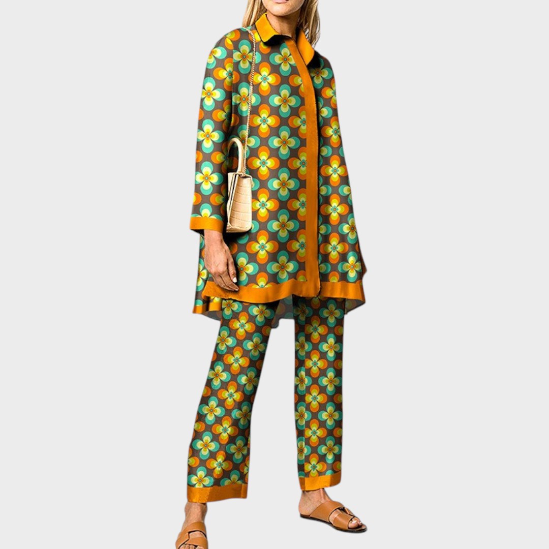 Naranja y verde