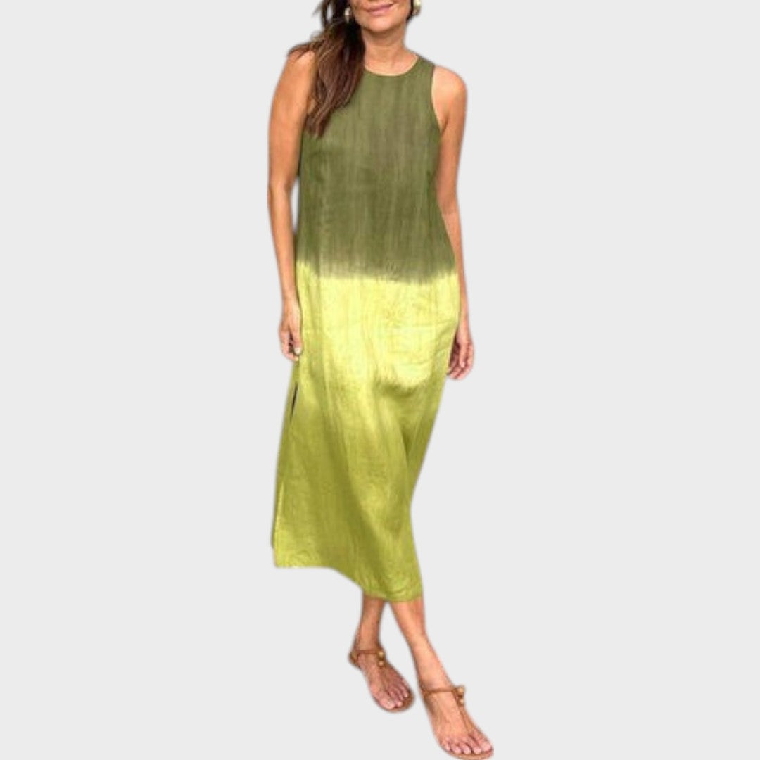 Ortega | Vestido Midi Degradado