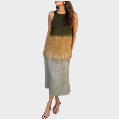 Ortega | Vestido Midi Degradado