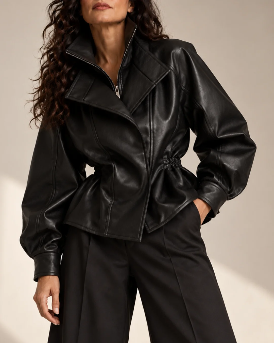 Chaqueta peplum Audra