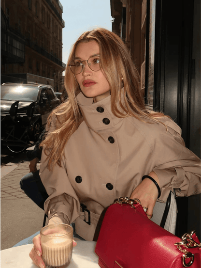 Gabardina corta Marlene