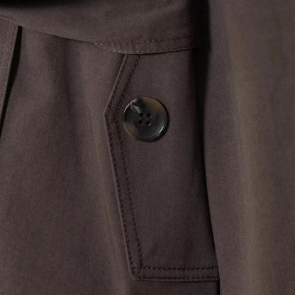 Gabardina corta Alianna con cinturón