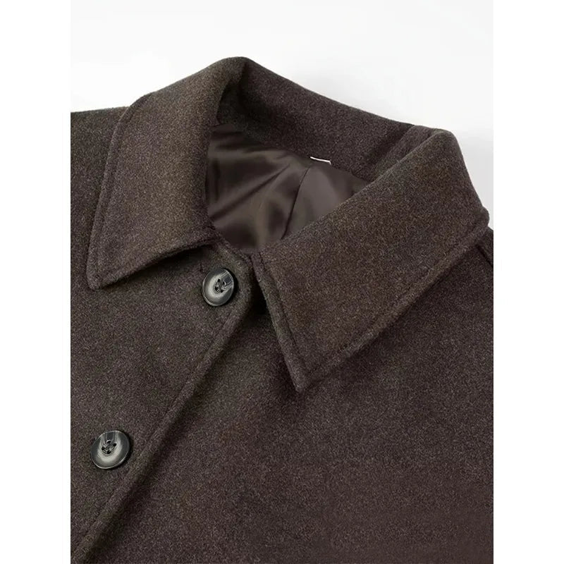 Chaqueta corta abotonada Angelina