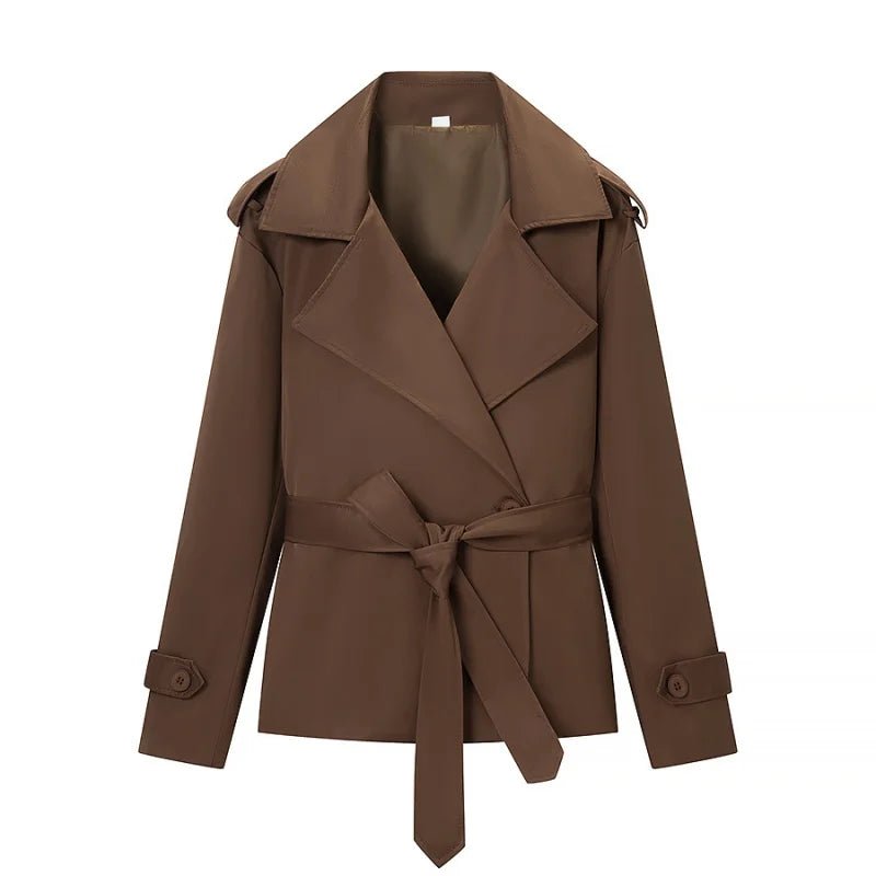 Adinda Cropped Trench Coat