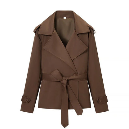 Adinda Cropped Trench Coat