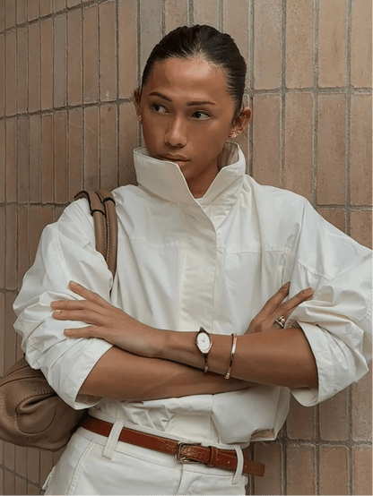 Bianca Chaqueta bomber impermeable