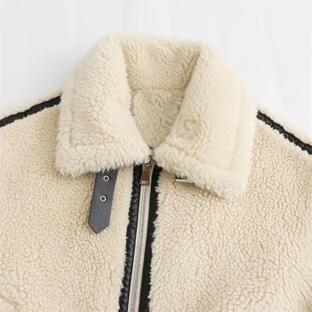 Chaqueta bomber de bouclé Chantal