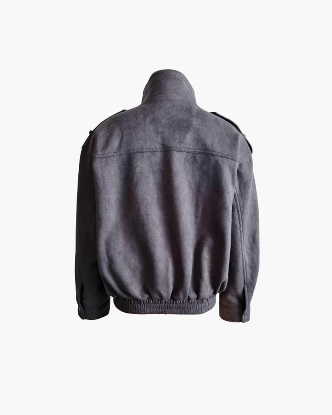 Chaqueta Charice de ante sintético con cuello alto