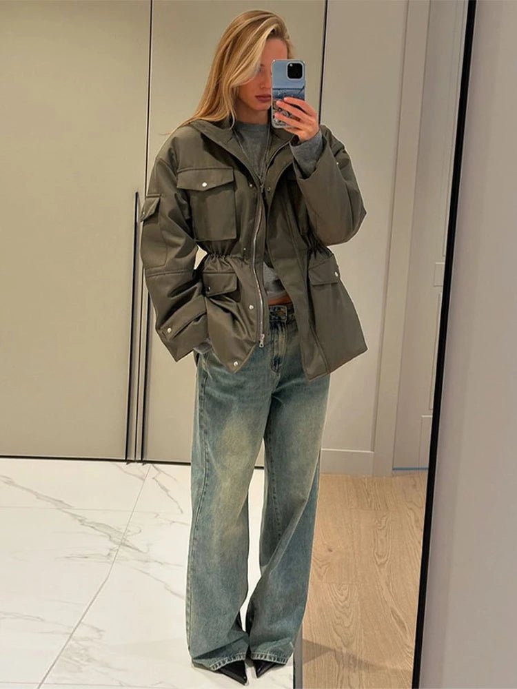 Chaqueta Utility con Cintura Elástica Cressida