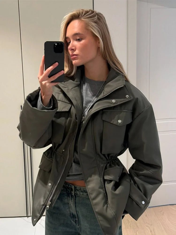 Chaqueta Utility con Cintura Elástica Cressida