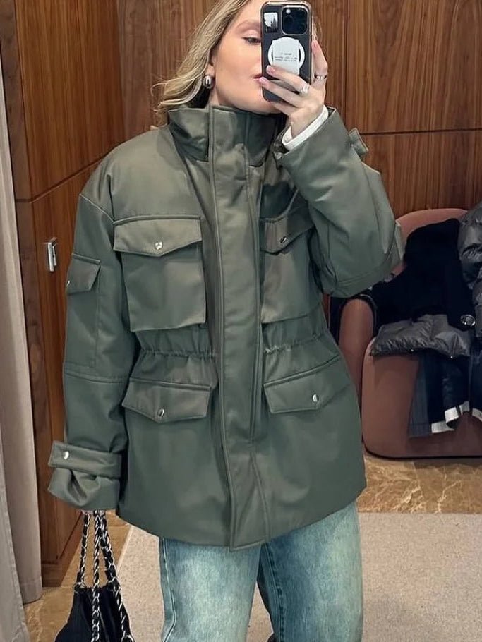 Chaqueta Utility con Cintura Elástica Cressida