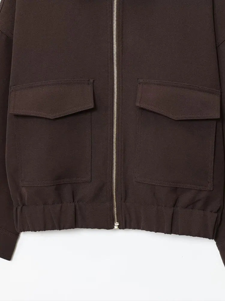Bomber con Bolsillos de Solapa Ginny