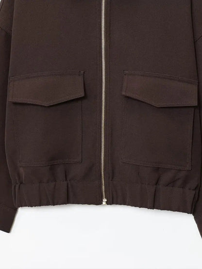 Bomber con Bolsillos de Solapa Ginny