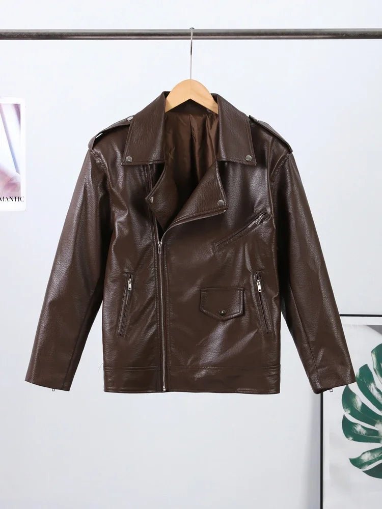 Chaqueta Jackie con cremallera y solapa