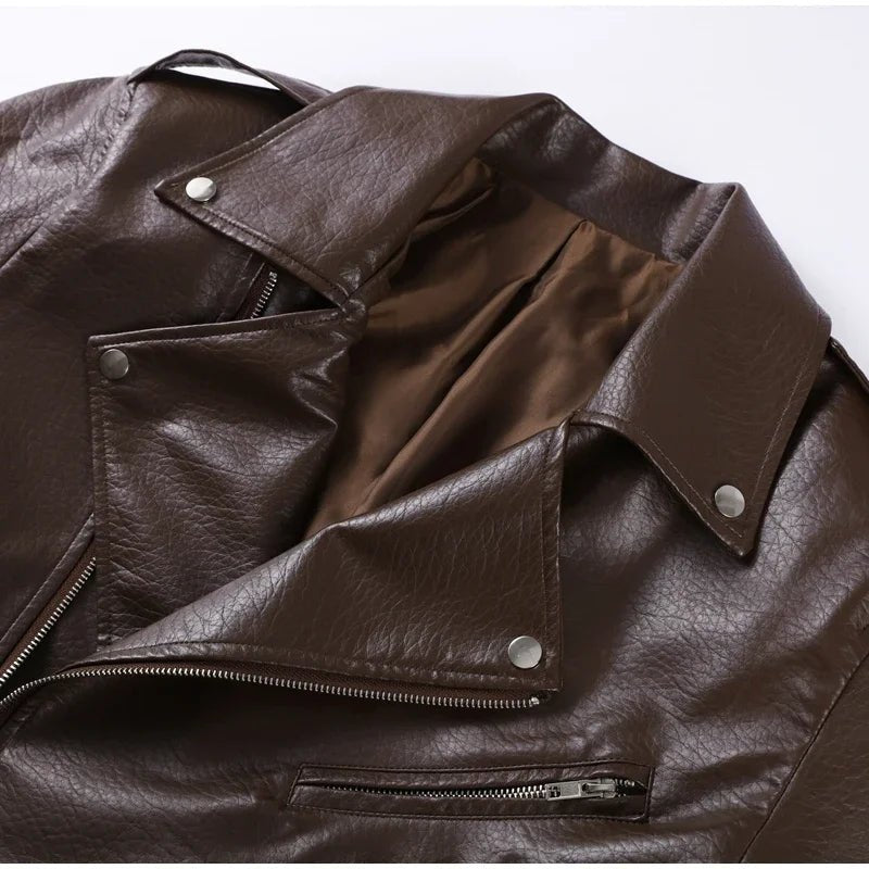 Chaqueta Jackie con cremallera y solapa