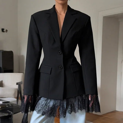 Blazer Joanna con detalles de encaje