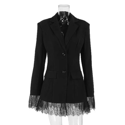 Blazer Joanna con detalles de encaje