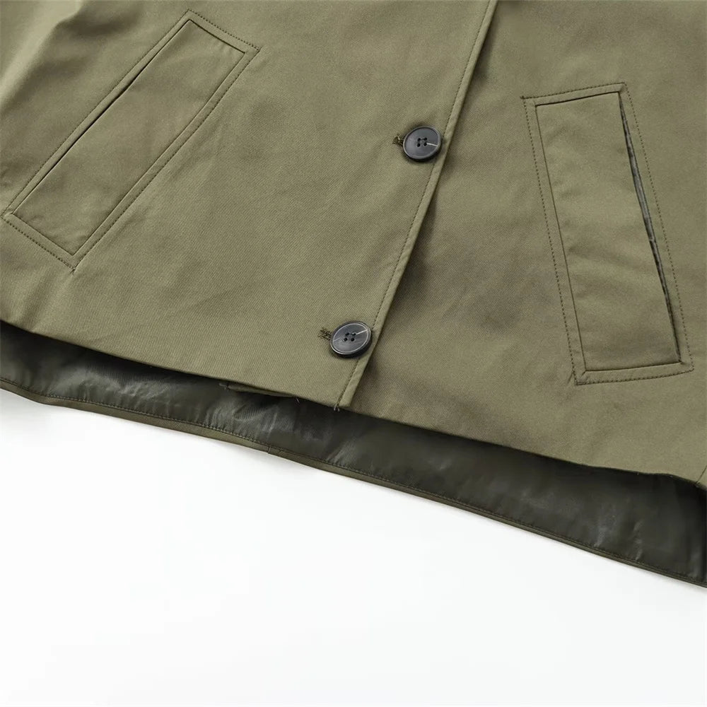 Gabardina con capucha Julia