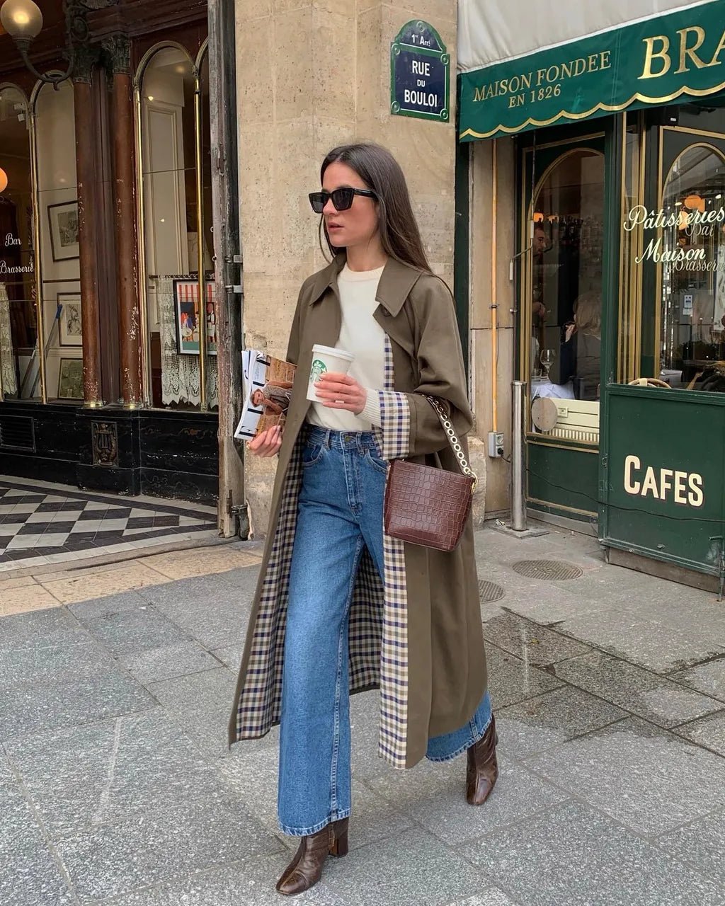 Gabardina larga Mavy con botones