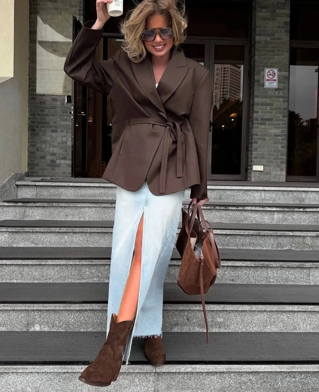 Blazer Mia con cordones