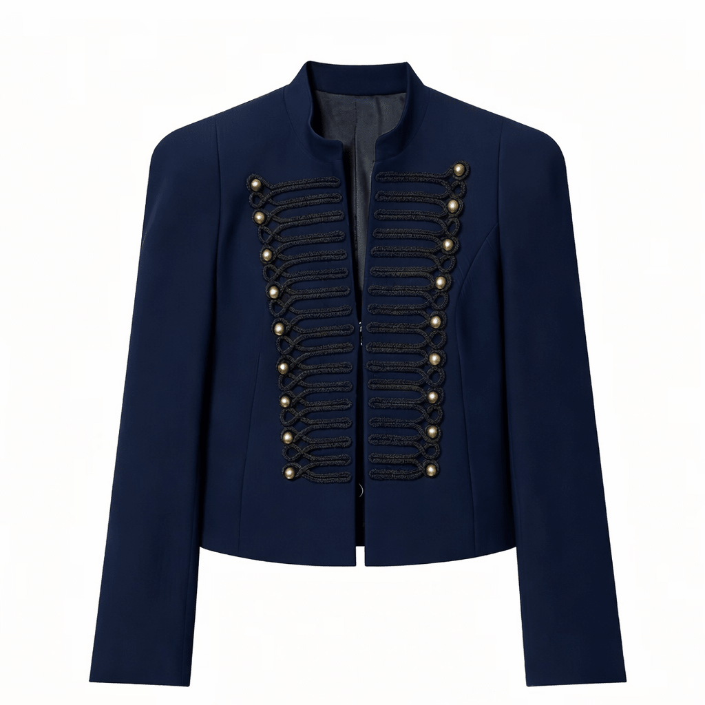 Chaqueta Napoleón con cuello alto Nadya