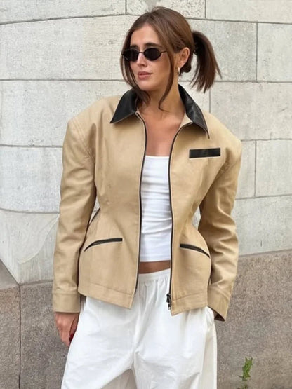 Chaqueta Natalie entallada estructurada tipo reloj de arena