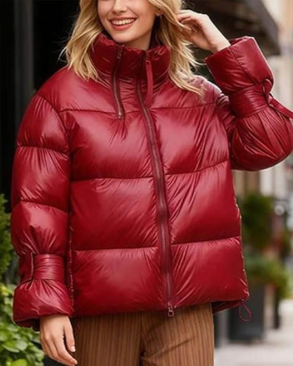 Chaqueta Acolchada Brillante Olivia
