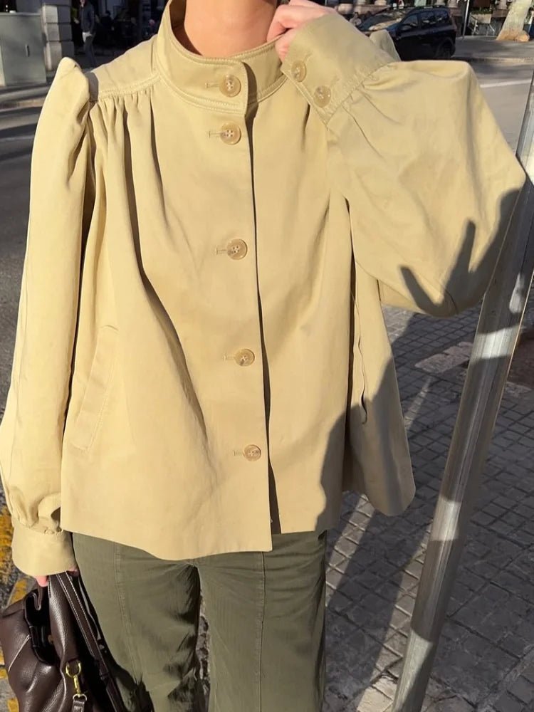 Chaqueta Pia con mangas abullonadas