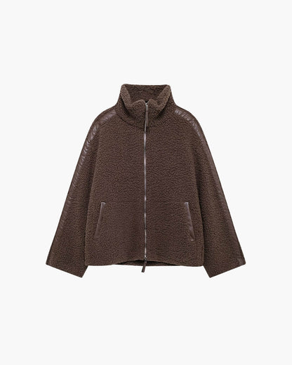 Chaqueta Teddy con Cremallera Tidy