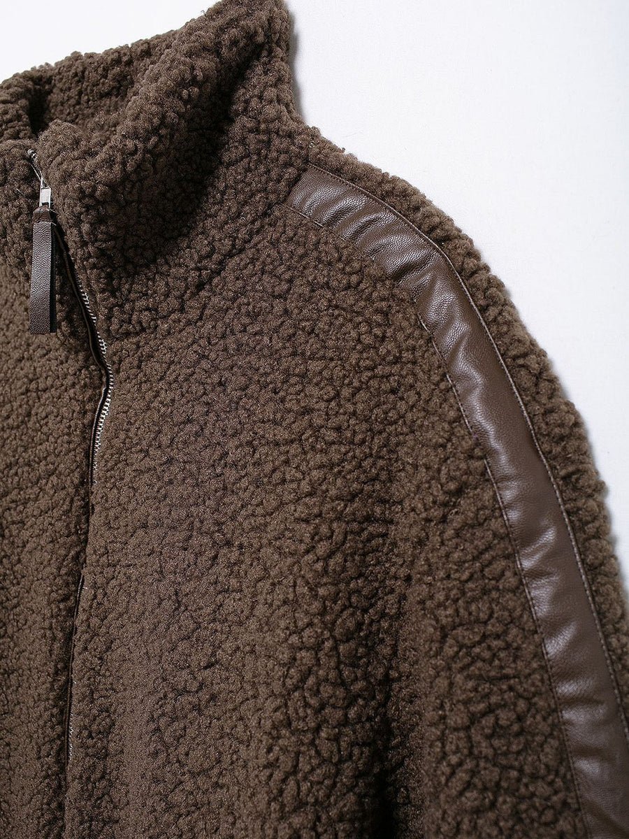Chaqueta Teddy con Cremallera Tidy